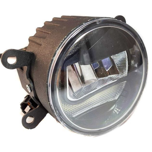 Протитуманні LED Фари круглі / Лінза з ДХО / D87мм / 12V / 6W / 6500K 2 шт