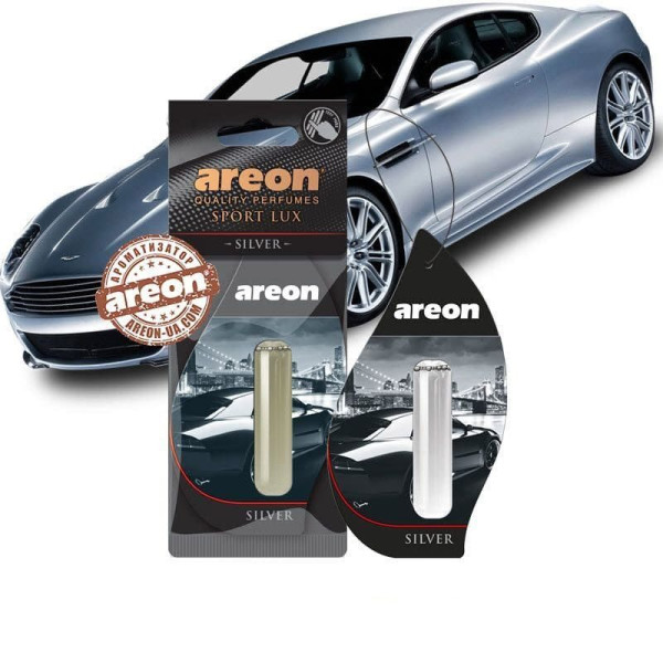 Ароматизатор воздуха Areon Lux Sport Liquid 5 мл Silver Оригинал (LX02-12270)