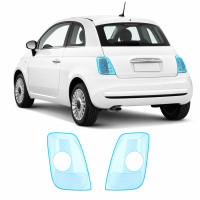 Антигравийная защитная бронепленка по лекалам для Fiat 500 II 2007- задние фонари стопы