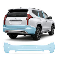 Антигравійна захисна бронеплівка за лекалами для Mitsubishi Pajero Sport III facelift 2019- задній бампер
