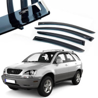 Дефлекторы окон ветровики HIC для Lexus RX II 300 / 350 / 400 2004-2009 (LE08)