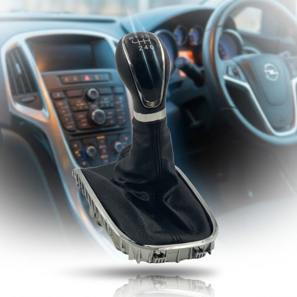 Ручка КПП с пыльником в сборе Модельная для Opel Astra J 6 Скоростей (FXOPL-29/6)