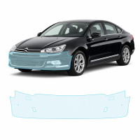 Антигравійна захисна бронеплівка за лекалами для Citroen C5 III facelift 2012-2017 - передній бампер