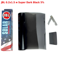 Тонувальна плівка для лобового скла JBL 20х150 см Super Dark black 5% (20S_20*150)