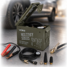 Компрессор автомобильный Voin MILITARY SERIES 150psi 50A 160л Клеми (VM-080)