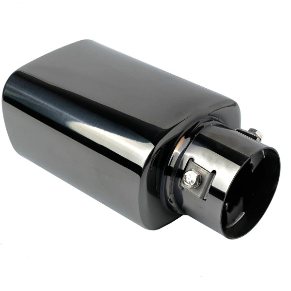 Насадка на глушитель Vitol 165x95-70x59 мм Темный Хром (НГ-0415-BK)