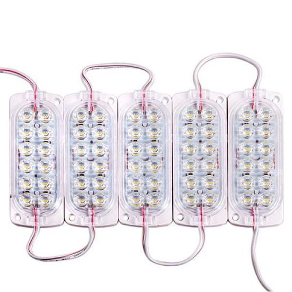 Світлодіодний модуль 12-24V 12 LED Біле світло 1 шт (AG-MZ-2835-12-24 W)