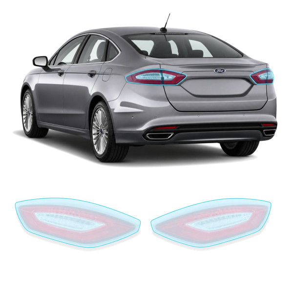 Антигравийная защитная бронепленка по лекалам для Ford Mondeo V 2014-2019 - задние фонари стопы
