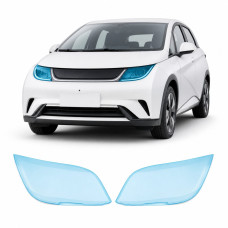 Антигравійна захисна бронеплівка за лекалами для BYD Dolphin I 2021-2024 - оптика (фари та ПТФ)