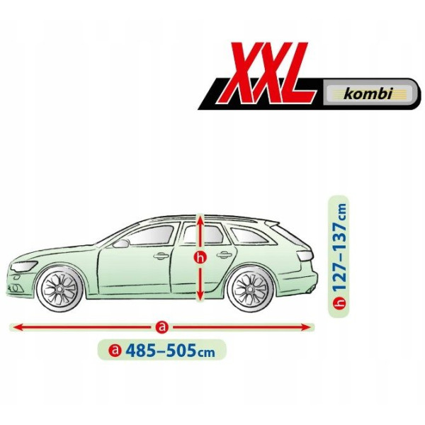 Тент автомобільний для Хечбека Універсала XXL 505 х 148 x 137 см Membrane Garage (5-4730-248-3050)
