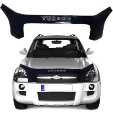 Дефлектор капота мухобойка для Hyundai Tucson 2004-2010 Voron Glass