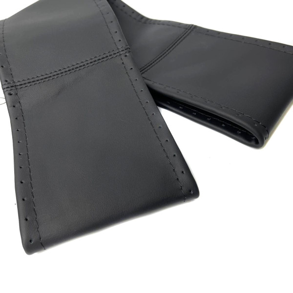 Чехол оплетка на руль Elegant Comfort L 39-4110,5 см обхват Кожа Гладкая Черная (EL105 003)
