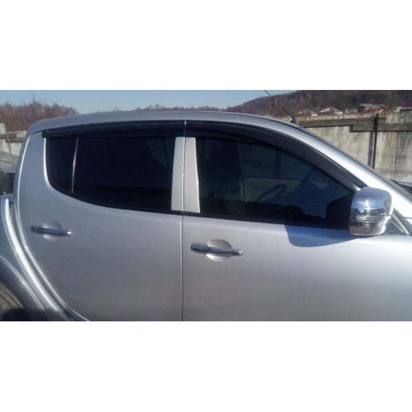 Дефлектори вікон вітровики Mitsubishi L200 Triton 2008-2015 Скотч 3M SunPlex (SP-S-68)