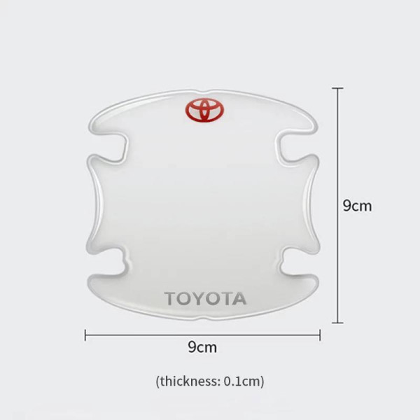 Комплект защитных пленок Нано под ручки авто Toyota 4 шт