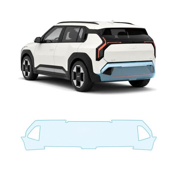 Антигравійна захисна бронеплівка за лекалами для Kia EV3 I 2024- задній бампер