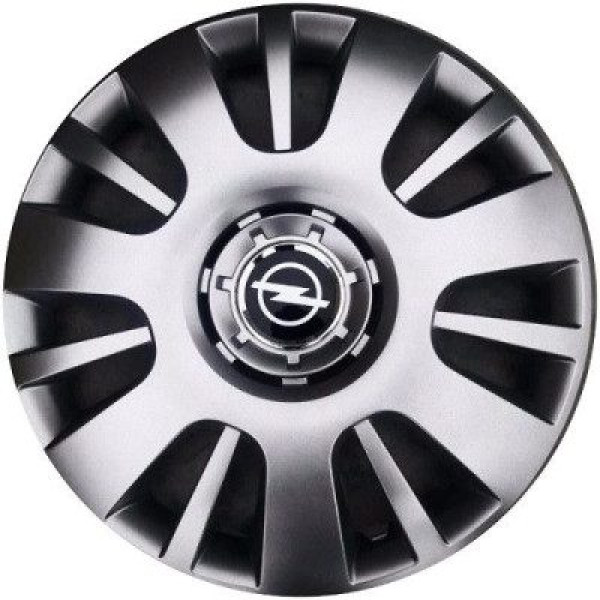 Ковпак колеса з емблемою Opel SKS407 R16 сірий з логотипом на вибір 4 шт