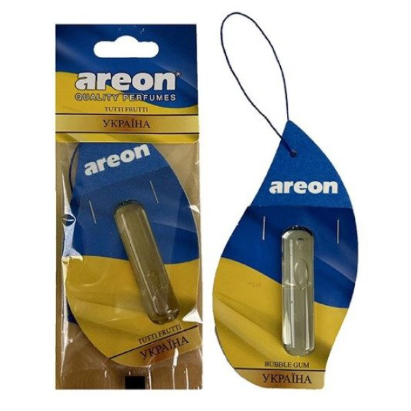 Ароматизатор повітря Areon Lux Sport Liquid Mon Liquid - Tutti-Frutti 5 мл (Прапор України)