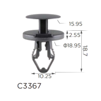 Клипса крепления бампера Ford, Chevrolet 5116530AA 15296830 (C3367)