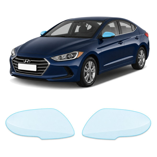 Антигравійна захисна бронеплівка за лекалами для Hyundai Elantra AD 2015-2018 - дзеркала