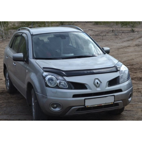 Дефлектор капоту мухобійка для Renault Koleos 2008-2011