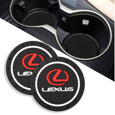 Антискользящий коврик В Подстаканник Lexus ⌀7 см 2 шт