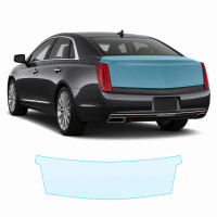 Антигравійна захисна бронеплівка за лекалами для Cadillac XTS I 2013-2019 - зона кришки багажника