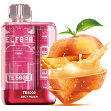 Elf Bar TE5000 POD 5% Оригінал Juicy Peach Соковитий Персик (Підряджається) 