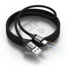 Кабель зарядки USB для Iphone Lightning HOCO X122 1 метр Черный