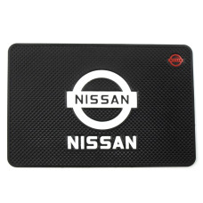 Антискользящий коврик торпеды с логотипом Nissan