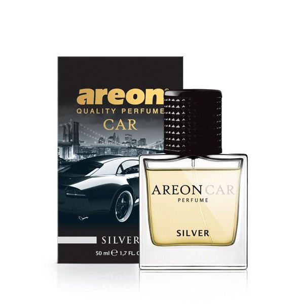 Ароматизатор повітря Areon Car Perfume 50ml Glass Silver