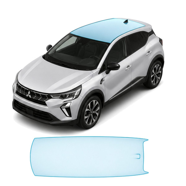 Антигравийная защитная бронепленка по лекалам для Mitsubishi ASX III 2023- зона крыши