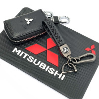 Автонабор №44 для Mitsubishi / Коврик панели / Брелок с карабином и чехол для автоключей с логотипом