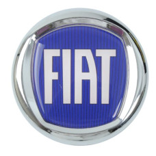 Емблема Fiat DOBLO DUСATO FIORINO SCUDO пластик скотч синя D119