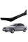 Дефлектор капота мухобойка для Daewoo Lanos 2005- Кріплення Пластина та скотч Voron Glass