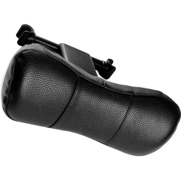 Подушка на підголовник Baseus First Class Car Headrest / Пінополіуретан екокожа / Чорна 1 шт (CRTZ01-01)