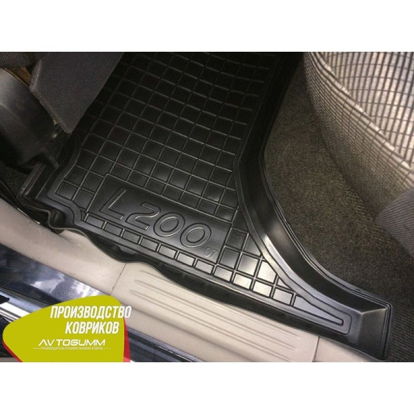 Автомобильные коврики в салон Mitsubishi L200 2006- (Avto-Gumm)