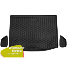 Автомобильный коврик в багажник Suzuki SX4 2014- верхняя полка / Резино - пластик