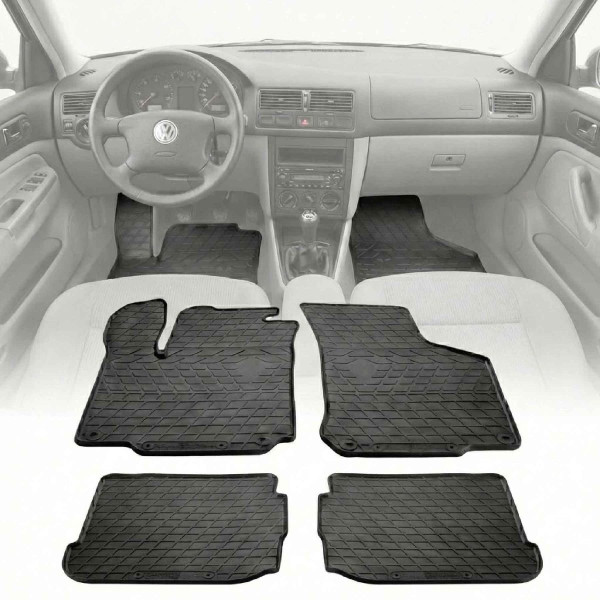 Автомобильные коврики в салон для Volkswagen Golf IV 1997-2002 4 шт
