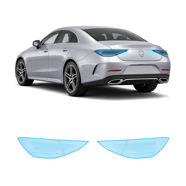 Антигравийная защитная бронепленка по лекалам для Mercedes-Benz CLS C257 2018-2021 - задние фонари стопы