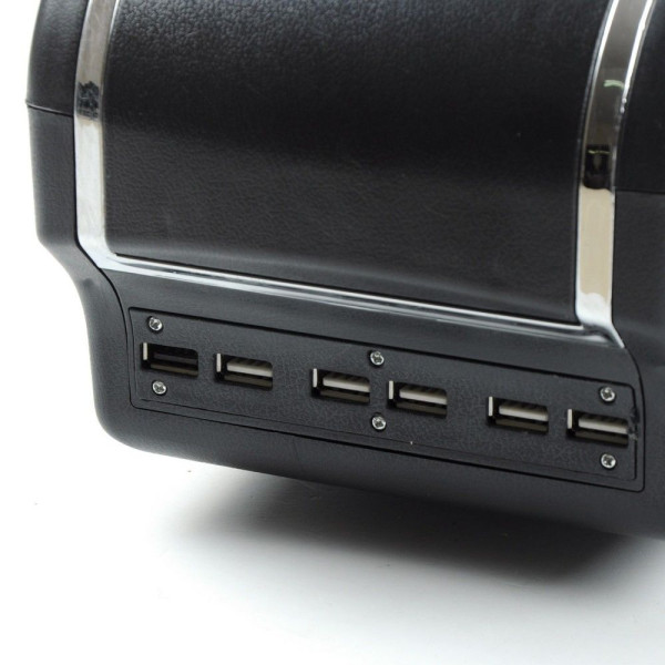Подлокотник Универсальный Milex 145x320x155 см 9 USB Черный