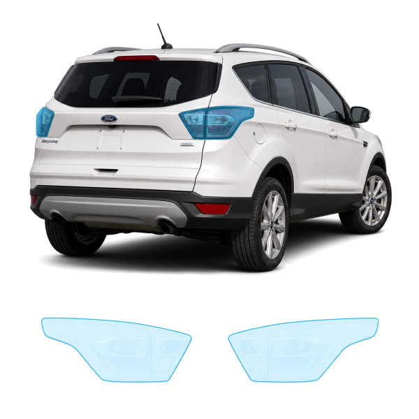 Антигравійна захисна бронеплівка за лекалами для Ford Escape (US) III facelift 2017-2019 - задні ліхтарі стопи