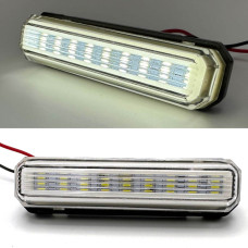 LED Габарит Thoc Auto 85 х 20 мм 12/24V 9 діод Неоновий Білий (ТН-950) 1 шт