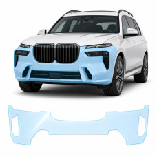 Антигравийная защитная бронепленка по лекалам для BMW X7 G07 facelift 2022- передний бампер