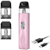Многоразовый Pod-Набор Vaporesso Xros 4 Mini 1000mAh 2 мл (Картриджей 1 ОМ 3 шт) Ice Pink Розовый