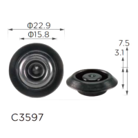 Заглушки дверей Honda 95551-15000 (C3597)