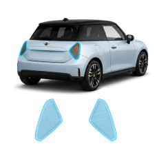 Антигравийная защитная бронепленка по лекалам для Mini Cooper Electric J01 2024- задние фонари стопы