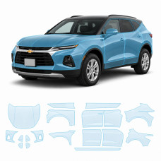 Антигравійна захисна бронеплівка за лекалами для Chevrolet Blazer III 2019-2022 - повний кузов