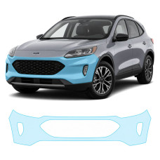 Антигравійна захисна бронеплівка за лекалами для Ford Escape (US) IV 2020-2022 - передній бампер