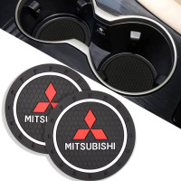 Антискользящий коврик В Подстаканник Mitsubishi ⌀7 см 2 шт