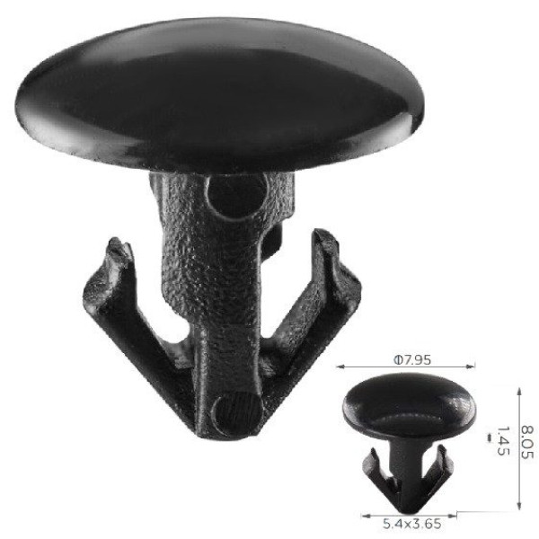 Клипса для обшивки, кузов Nissan, Infiniti (82850JG00C, 80850-CA003, 80850CA003) (C1396)